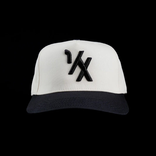 1/X Structured Hat - Natural / Black